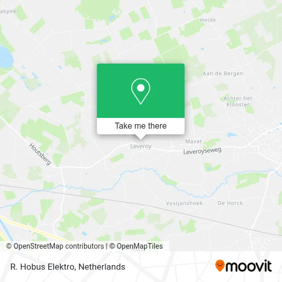 R. Hobus Elektro map