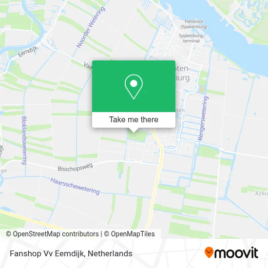 Fanshop Vv Eemdijk map