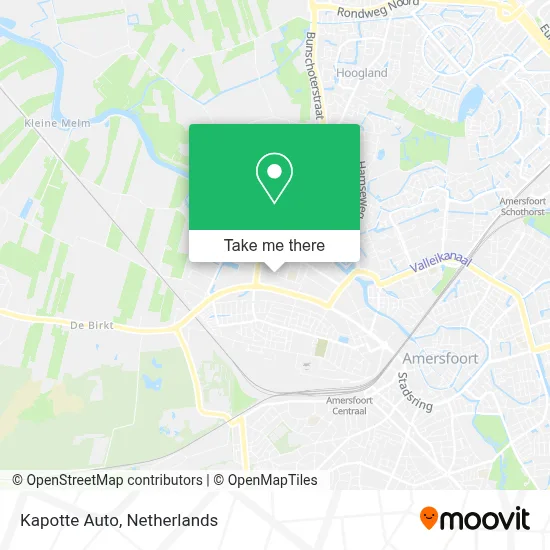 Kapotte Auto map