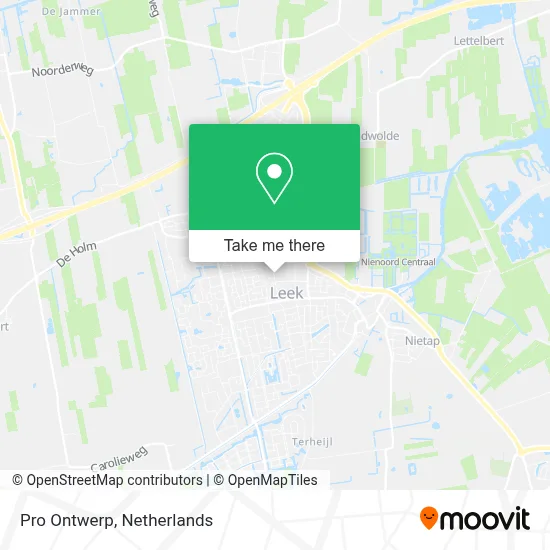 Pro Ontwerp map