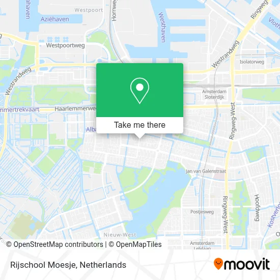 Rijschool Moesje map