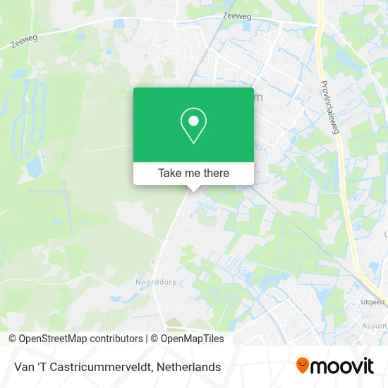 Van 'T Castricummerveldt map