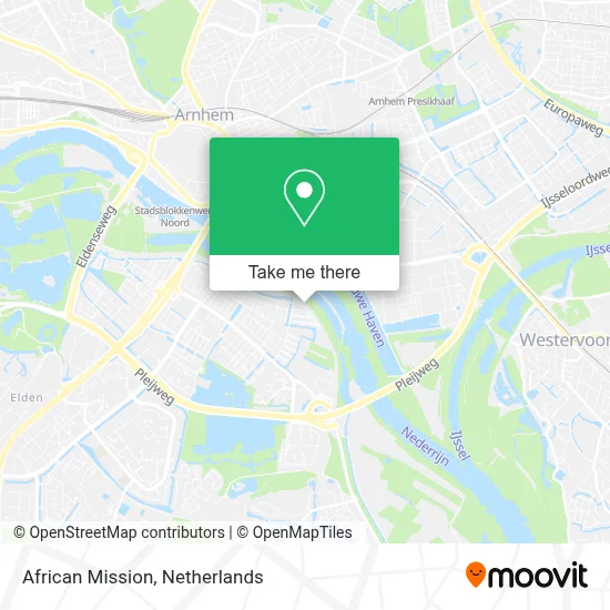 African Mission map