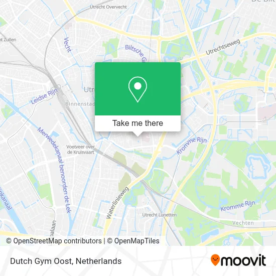 Dutch Gym Oost map