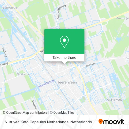 Nutrivea Keto Capsules Netherlands map