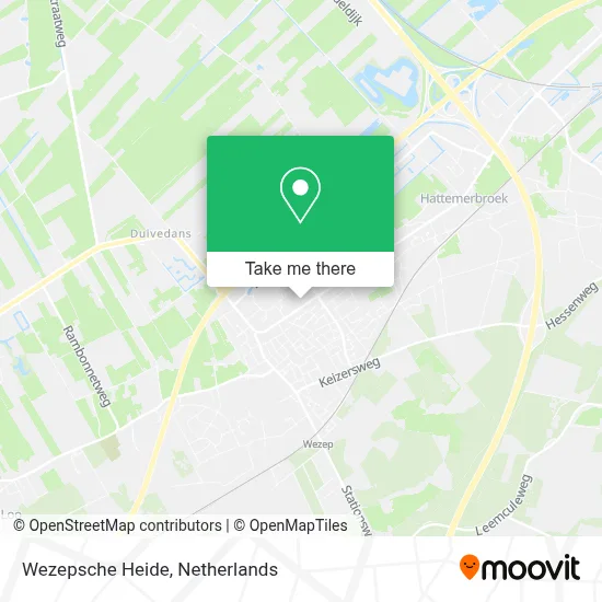 Wezepsche Heide map