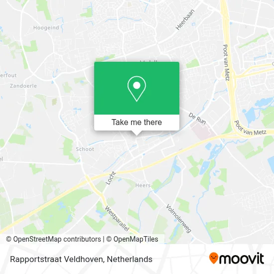 Rapportstraat Veldhoven map