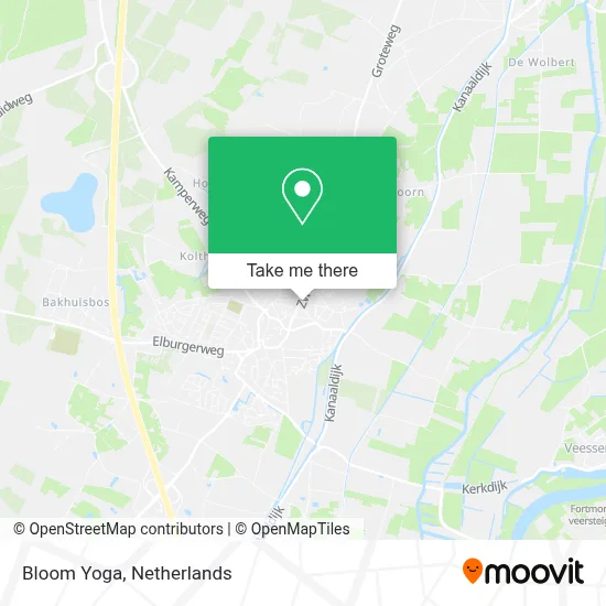 Bloom Yoga map