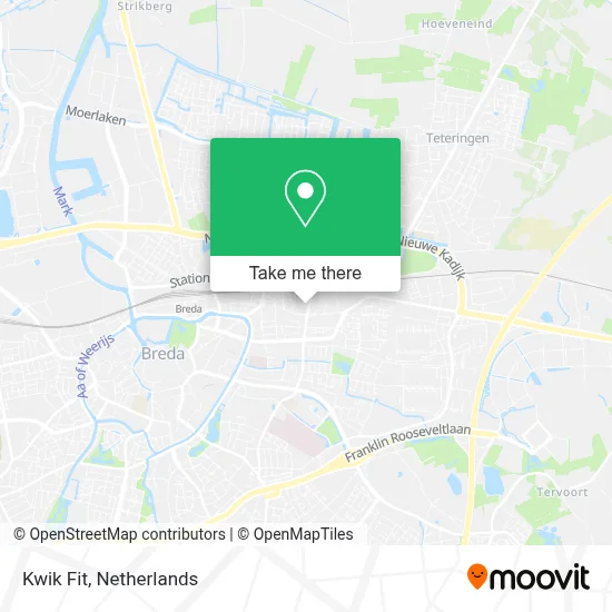 Kwik Fit map