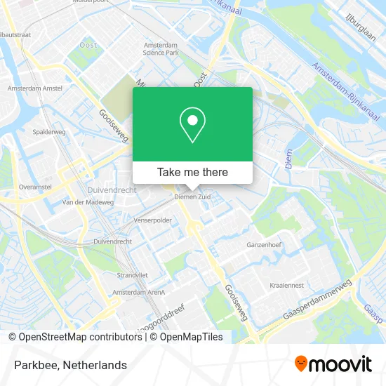 Parkbee map
