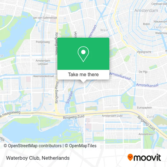 Waterboy Club map