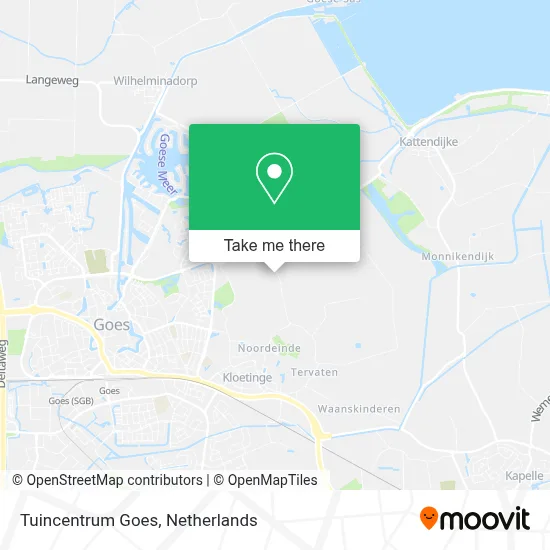 Tuincentrum Goes map