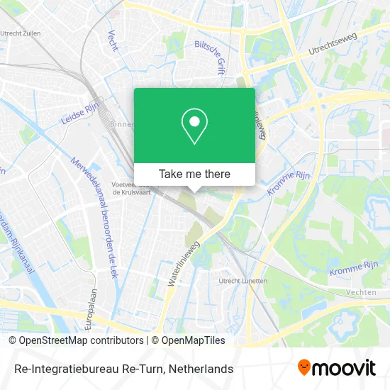 Re-Integratiebureau Re-Turn map