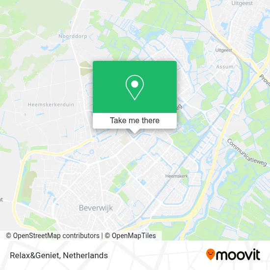 Relax&Geniet map