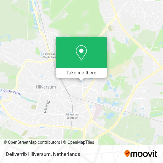 Deliverrib Hilversum map