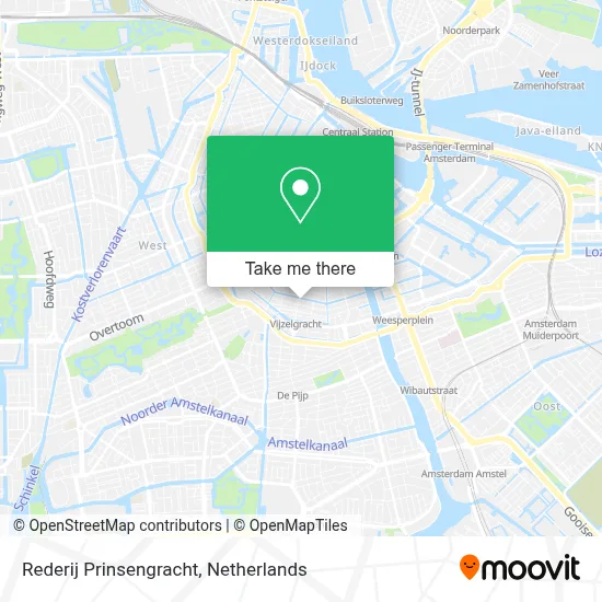 Rederij Prinsengracht Karte