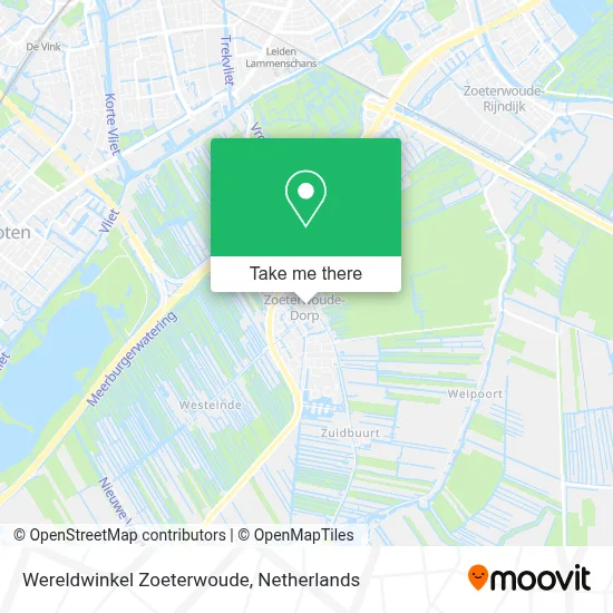 Wereldwinkel Zoeterwoude map