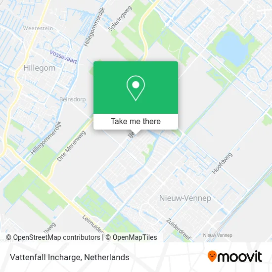 Vattenfall Incharge map