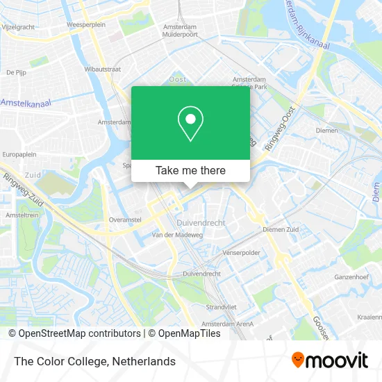 The Color College map