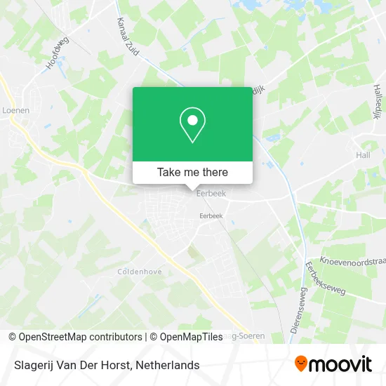 Slagerij Van Der Horst map