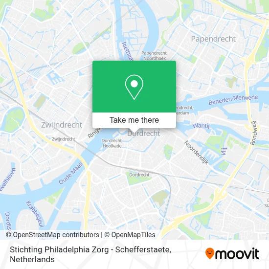 Stichting Philadelphia Zorg - Schefferstaete map