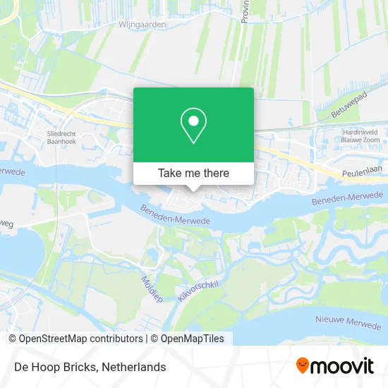 De Hoop Bricks map