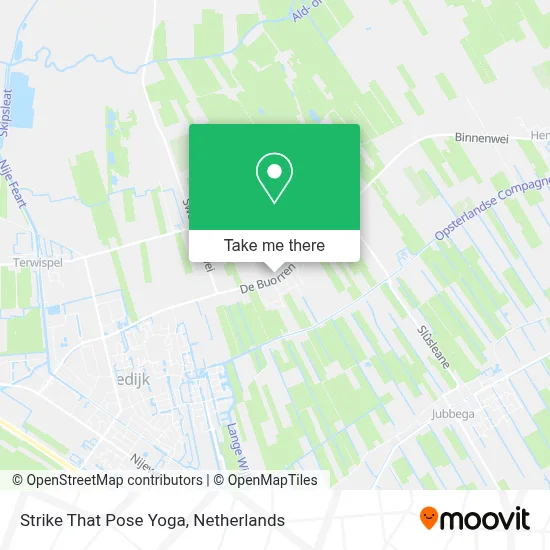 Strike That Pose Yoga map