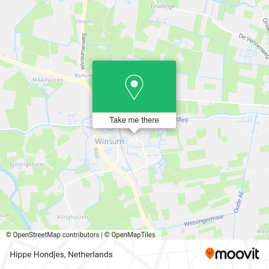 Hippe Hondjes map