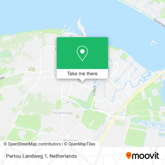 Partou Landweg 1 map