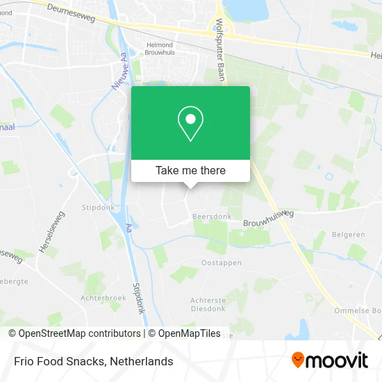Frio Food Snacks map