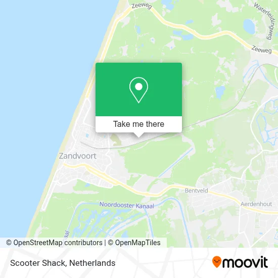 Scooter Shack map