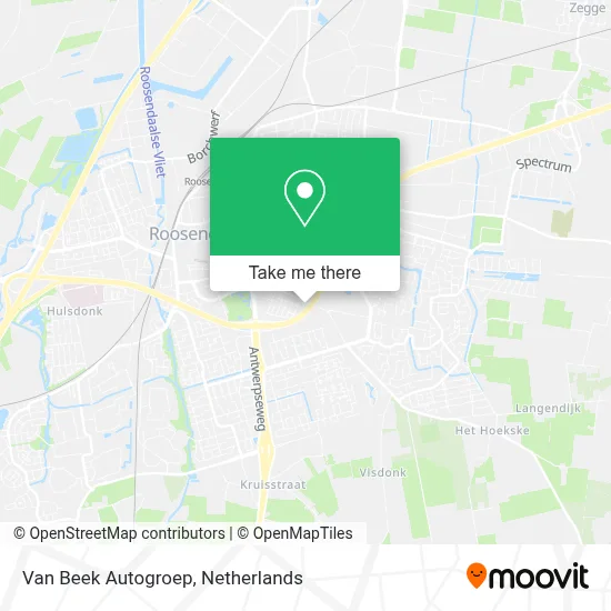 Van Beek Autogroep map