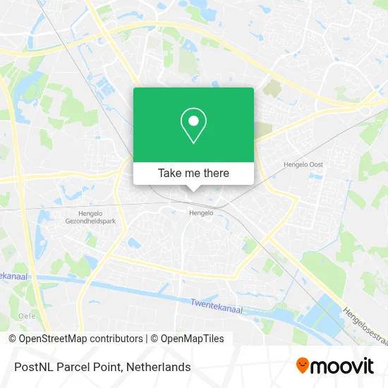 Postnl Pakketpunt map