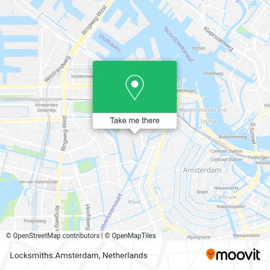 Locksmiths.Amsterdam map