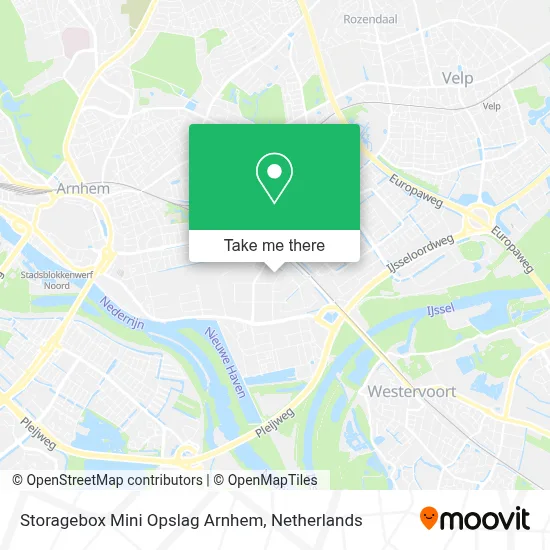Storagebox Mini Opslag Arnhem map