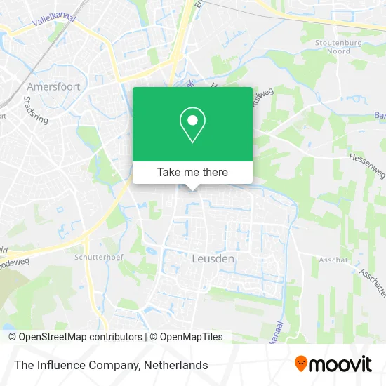 The Influence Company map
