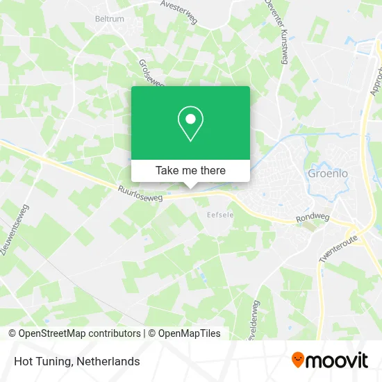 Hottuning map