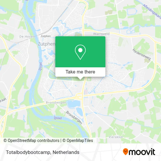 Totalbodybootcamp map