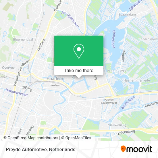Preyde Automotive map