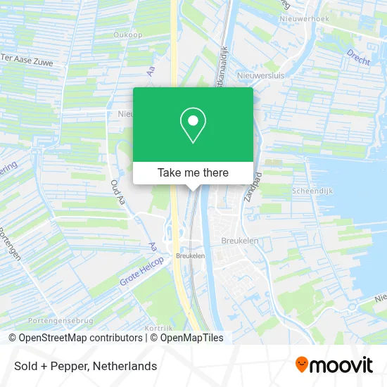 Sold + Pepper map