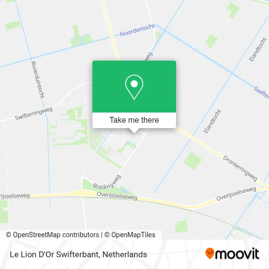 Le Lion D'Or Swifterbant map