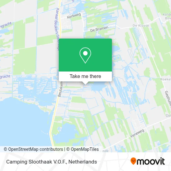 Camping Sloothaak V.O.F. map