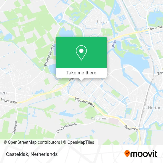 Casteldak map