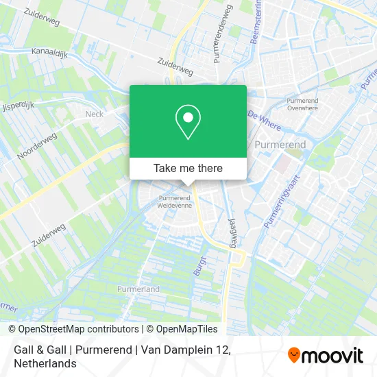 Gall & Gall | Purmerend | Van Damplein 12 map