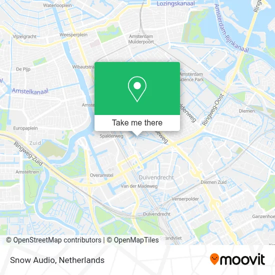 Snow Audio map