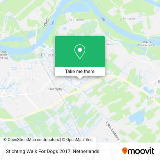 Stichting Walk For Dogs 2017 map