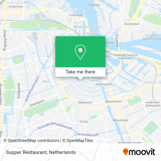 Supper Restaurant map