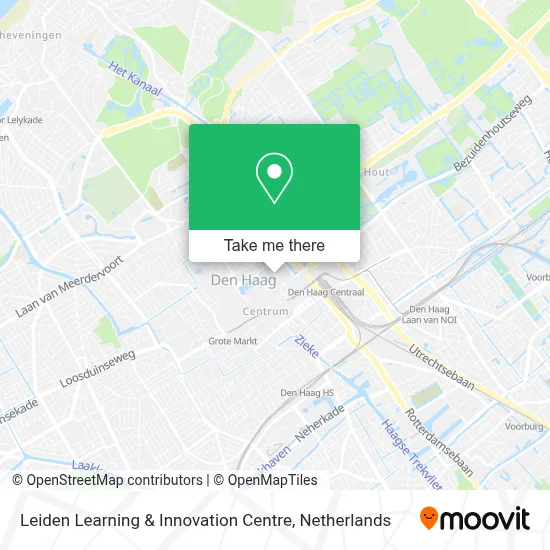 Leiden Learning & Innovation Centre map