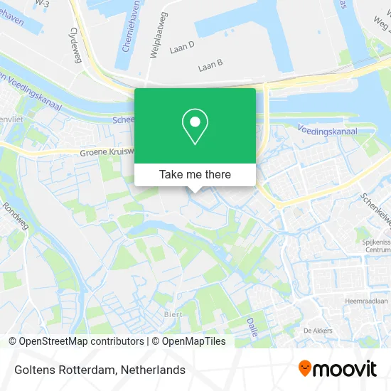 Goltens Rotterdam map