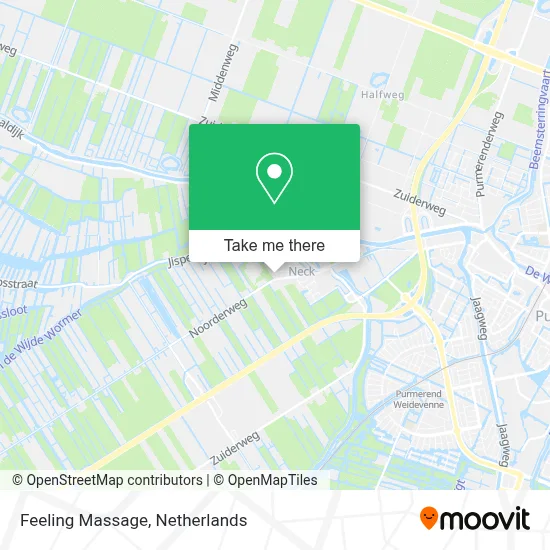 Feeling Massage map